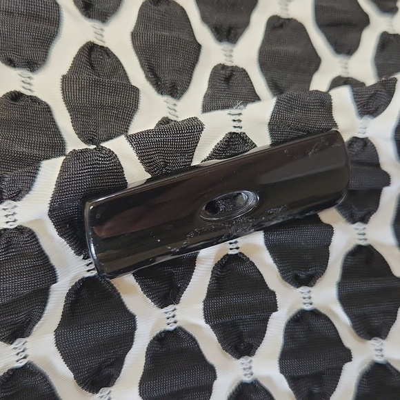 Joseph Ribkoff Black White Geometric Asymmetric Textured Jacket Women’s Size 8 - Picture 7 of 16